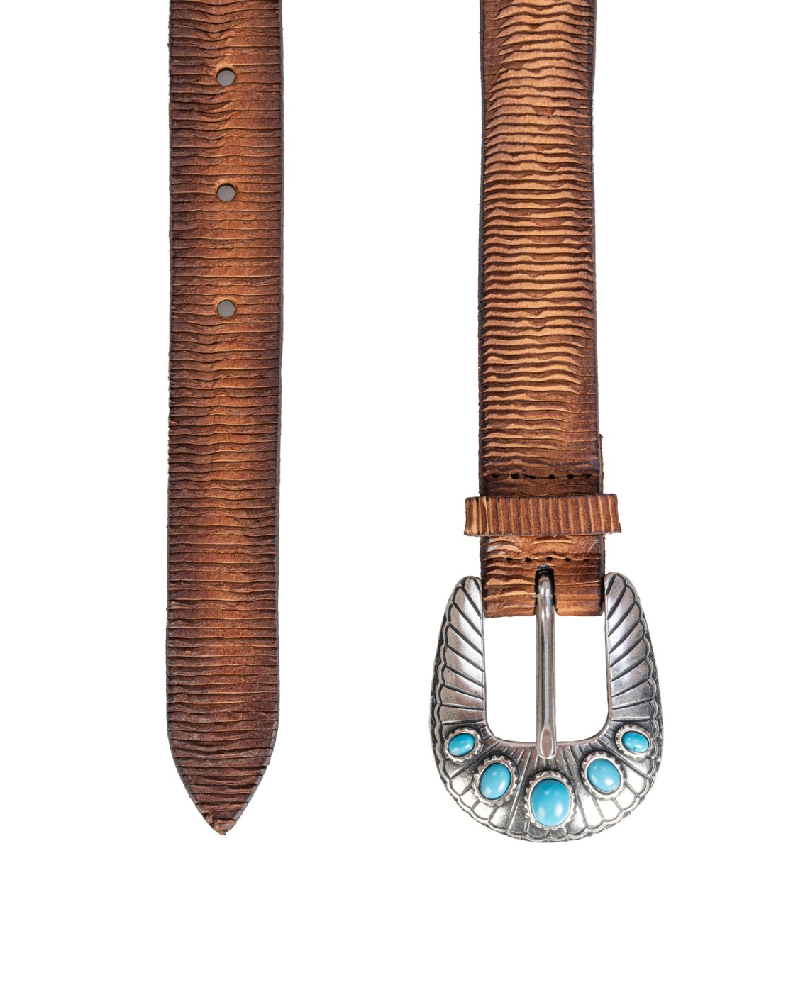 shop ORCIANI  Cintura: Orciani Cintura Blade in cuoio con pietre turchesi.
Altezza 2,5.
Finiture argento.
Composizione: 100% pelle bovina.
Fabbricato in Italia.. D10255 BLA-CUOIO number 3734961